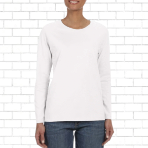 GILDAN Ladies' Heavy Cotton™ Long-Sleeve T-Shirt
