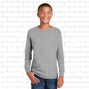 GILDAN Youth Unisex Heavy Cotton™ 5.3 oz. Long-Sleeve T-Shirt